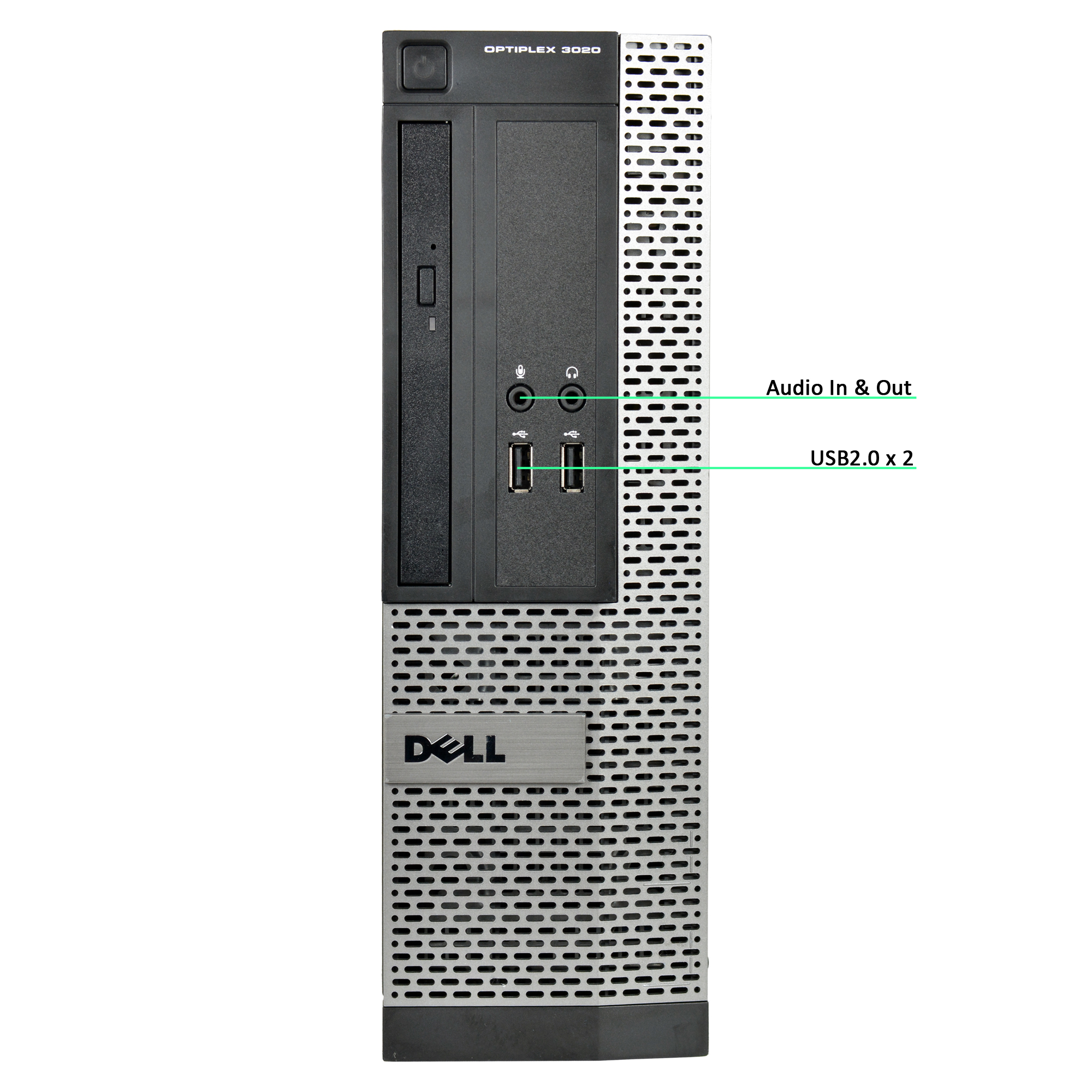 Dell OptiPlex 3020-SFF Desktop (4th gen Core i5, 8GB, 256GB SSD
